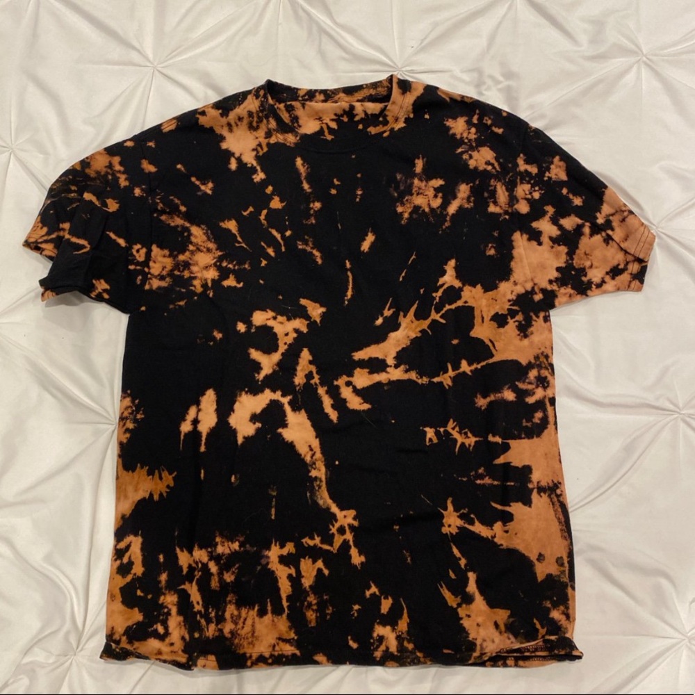 Hand-Dyed Bleach Tie Dye T-Shirt